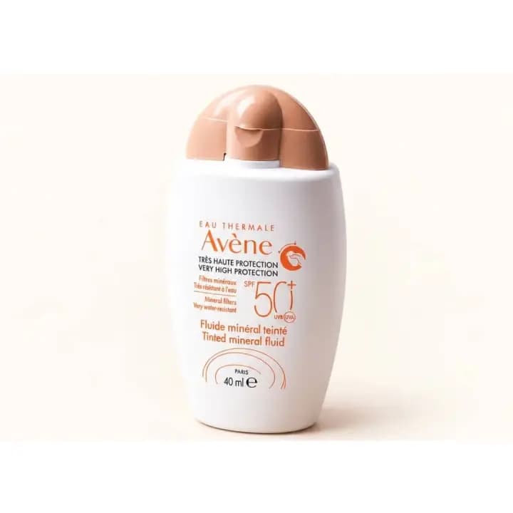 ضد آفتاب مینرال رنگی اون مدل 50 Avène Mineral Fluid SPF+