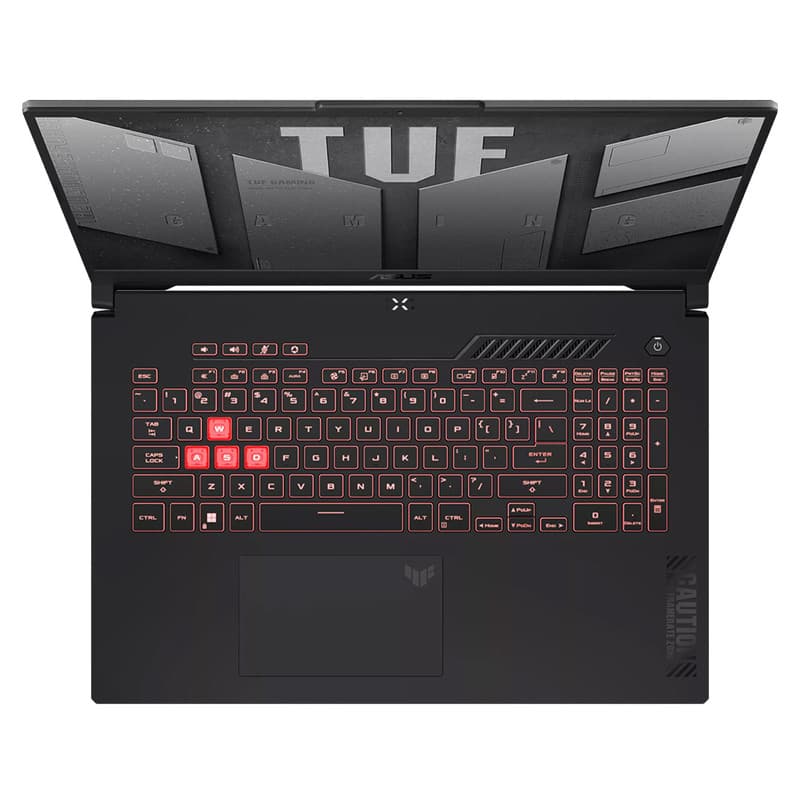 لپ‌تاپ 17.3 ایسوس مدل TUF Gaming A17 FA707NUG-Ryzen 7 7445HS-RTX4050 6GB-16GB DDR5 5600MHz-512GB SSD-FHD 144Hz - کاستوم شده — تصویر ۲
