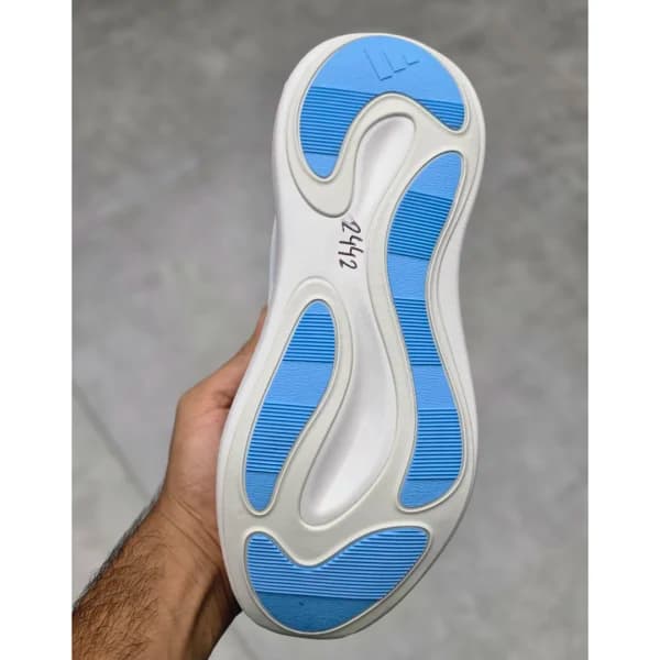 آدیداس هایپر بوست پیورچیل سفید آبی adidas Hyper Boost Purechill — تصویر ۵