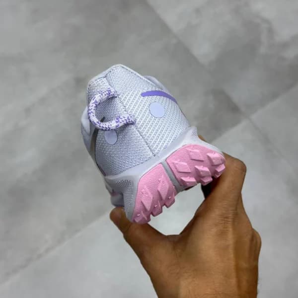 نایک ریکت پگاسوس تریل ۵ نقره ای بنفش صورتی Nike React Pegasus Trail 5 — تصویر ۴
