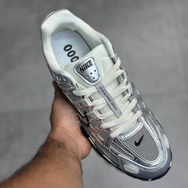 نایک پی 6000 متالیک سیلور Nike P-6000 Metallic Silver — تصویر ۳