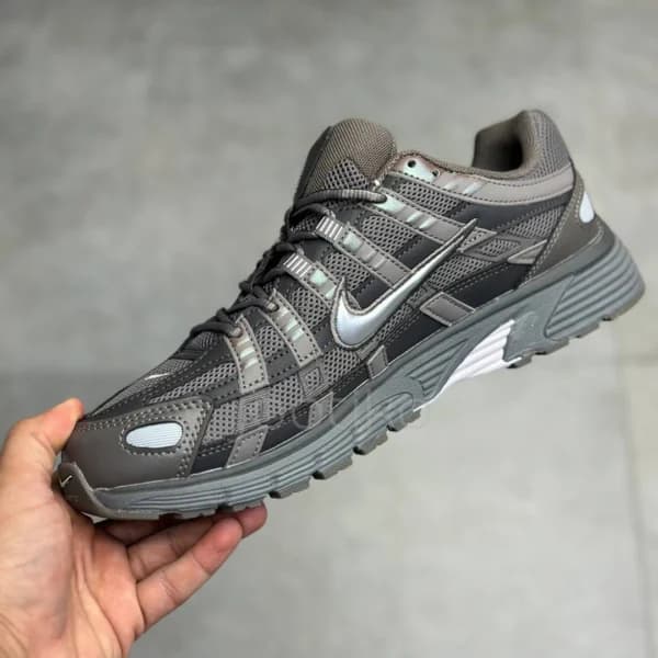 نایک پی 6000 Nike P-6000 Cave Stone Medium Ash Flat Pewter Metallic Silver — تصویر ۳