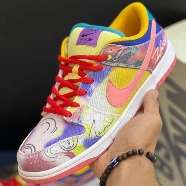 نایک اس بی دانک لو فیوچرا Nike SB Dunk Low Futura Laboratories Sunblush — تصویر ۲