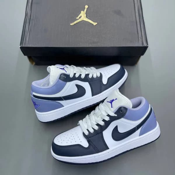 نایک ایر جردن وان لو ایندیگو Jordan 1 Low White Indigo Haze — تصویر ۲