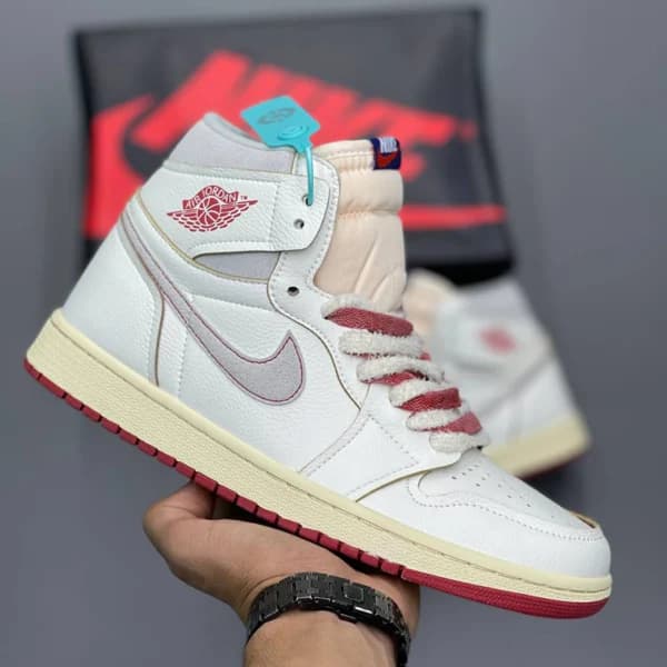 جردن وان ریر ایر سیل سینابار Jordan 1 Retro High Rare Air Sail Cinnabar — تصویر ۲