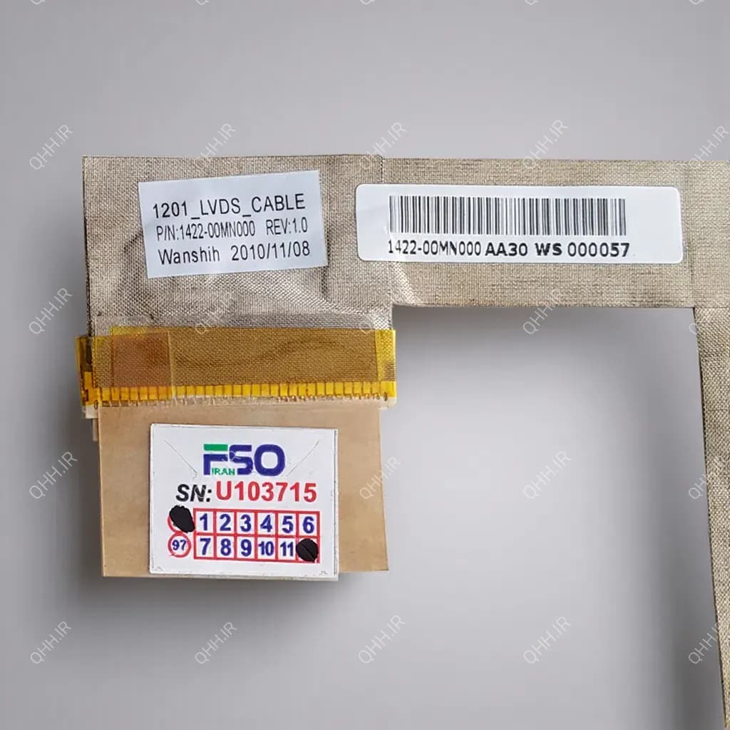 فلت تصویر لپ تاپ ایسوس Eee PC 1201_1422-00MN000 — تصویر ۳