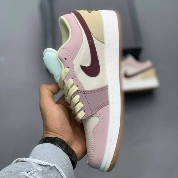 نایک ایر جردن وان لو Nike Jordan 1 Low Dark Pony Smoky Mauve — تصویر ۳