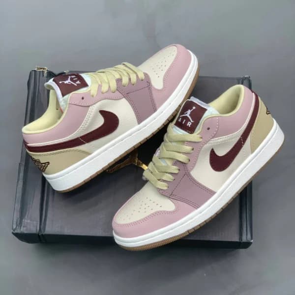 نایک ایر جردن وان لو Nike Jordan 1 Low Dark Pony Smoky Mauve — تصویر ۲