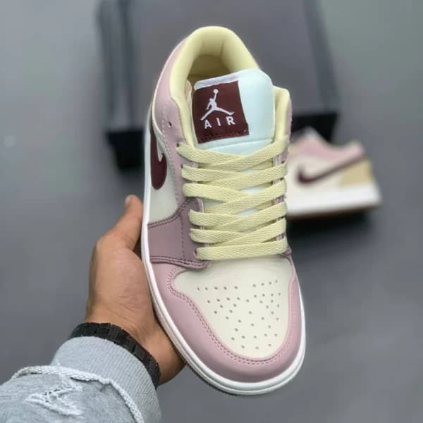 نایک ایر جردن وان لو Nike Jordan 1 Low Dark Pony Smoky Mauve — تصویر ۴