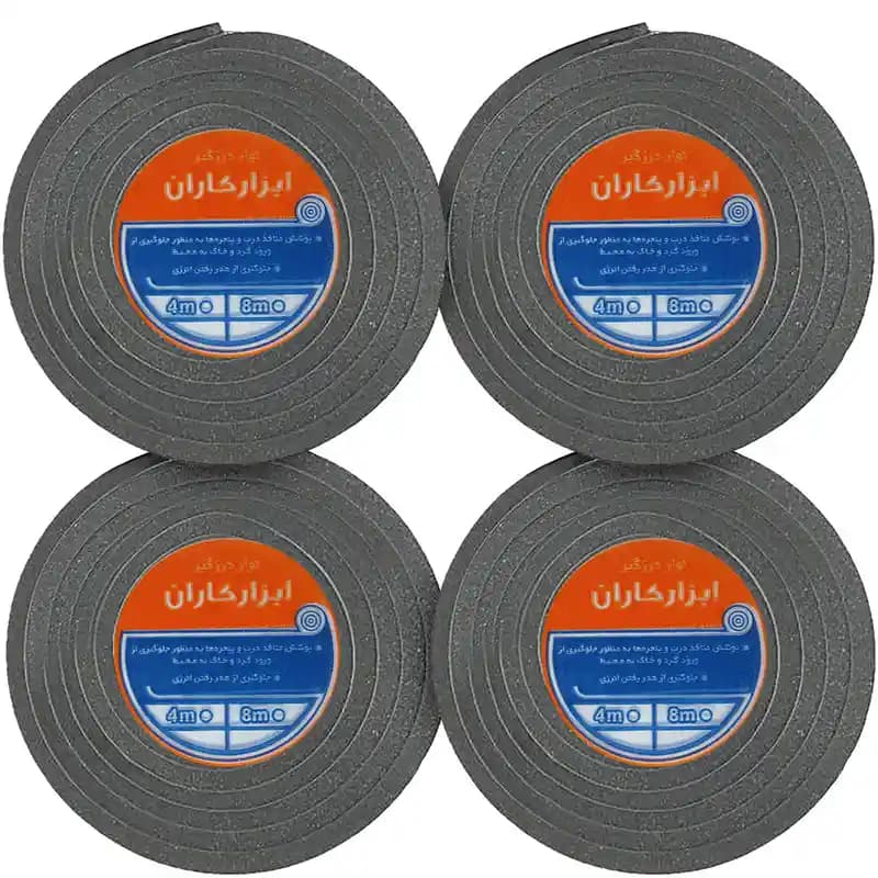 نوار درز گیر ابزار کاران مدل ABR1 طول 4 متر بسته 4 عددی