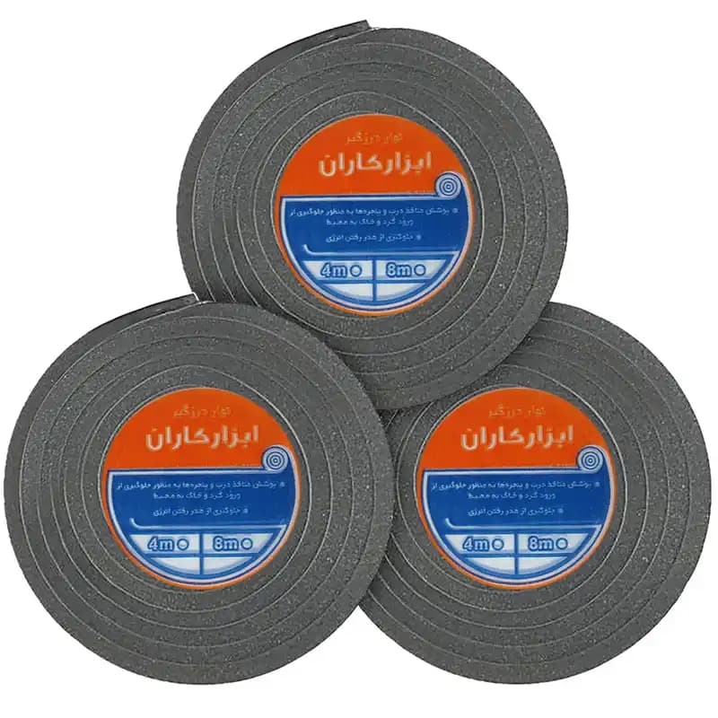 نوار درز گیر ابزار کاران مدل ABR1 طول 4 متر بسته 3 عددی
