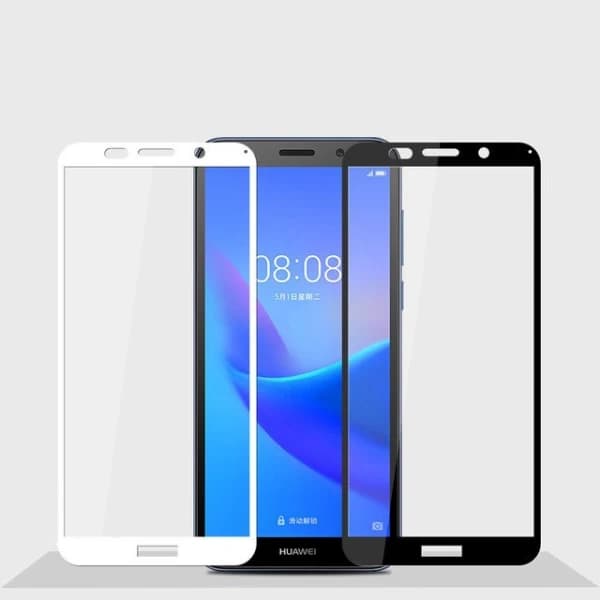 محافظ صفحه شیشه ای تمام صفحه تمام چسب هواوی Huawei Y5 Prime 2018/Y5 2018 9D Glass — تصویر ۲