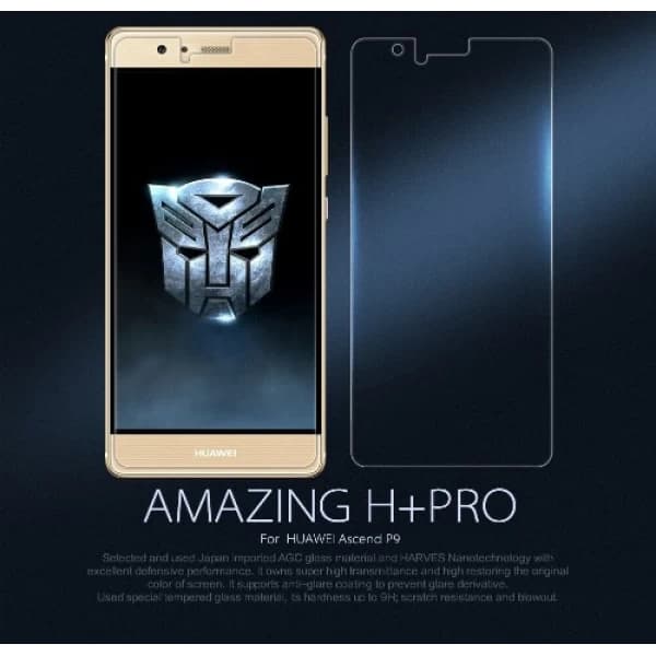 محافظ صفحه نمایش شیشه ای نیلکین H+ Pro Glass Huawei P9 — تصویر ۲