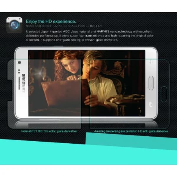 محافظ صفحه نمایش شیشه ای نیلکین سامسونگ Nillkin H Glass Samsung Galaxy ON5 / G550 — تصویر ۸
