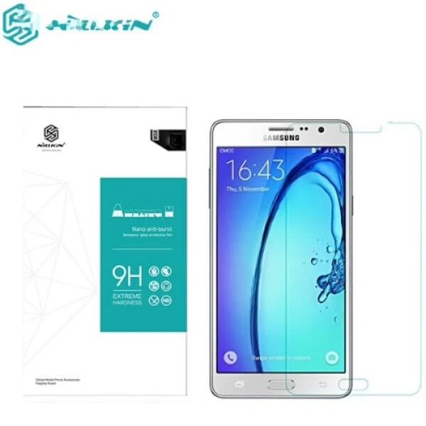 محافظ صفحه نمایش شیشه ای نیلکین سامسونگ Nillkin H Glass Samsung Galaxy ON5 / G550