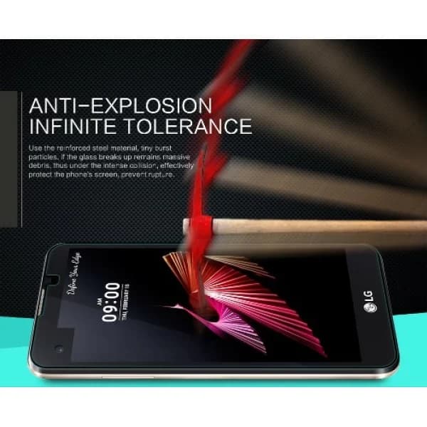 محافظ صفحه نمایش شیشه ای نیلکین ال جی Nillkin H Glass LG X Screen / K500Y — تصویر ۵