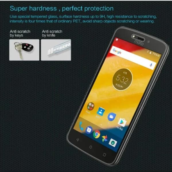 محافظ صفحه نمایش شیشه ای نیلکین موتورولا Nillkin H Glass Motorolla Moto C Plus — تصویر ۷