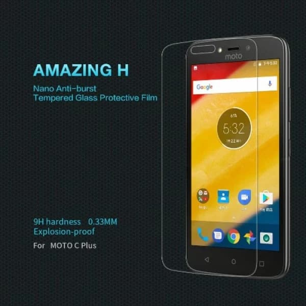 محافظ صفحه نمایش شیشه ای نیلکین موتورولا Nillkin H Glass Motorolla Moto C Plus — تصویر ۲