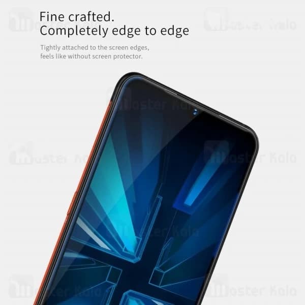 محافظ صفحه شیشه ای تمام صفحه تمام چسب نیلکین ویوو vivo iQOO XD CP+ Max — تصویر ۸