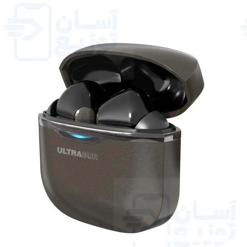 هندزفری بلوتوثی ایرپاد اولتراسور Ultrasur مدل U-e5 با قابلیت ENC و گارانتی 12 ماهه آسان توزیع — تصویر ۲