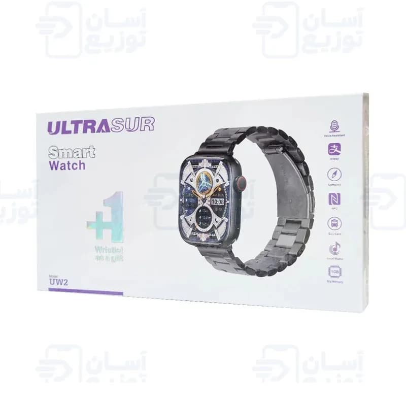 ساعت هوشمند اولتراسور Ultrasur مدل U-W2 سری 9 با گارانتی 12 ماهه آسان توزیع — تصویر ۲