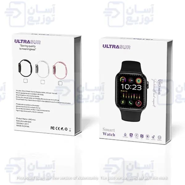 ساعت هوشمند اولتراسور Ultrasur مدل U-W3 mini سایز 41 با گارانتی 12 ماهه آسان توزیع — تصویر ۴