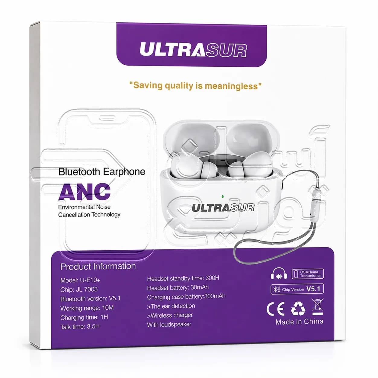 ایرپاد اولتراسور Ultrasur مدل U-E10+ با قابلیت ANC — تصویر ۶