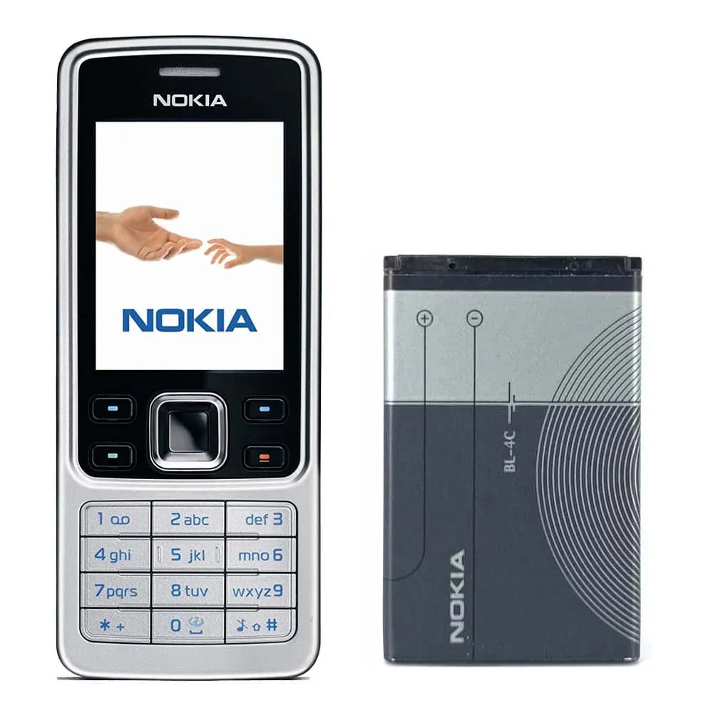 باتری اورجینال نوکیا nokia مدل BL-4C ظرفیت 890 میلی آمپر با گارانتی 12 ماهه آسان توزیع