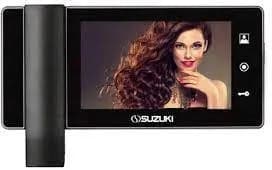 آیفون تصویری سوزوکی suzuki مدل sz-720m دارای حافظه با قابلیت فیلمبرداری و ضبط صدا, ارتباط با 2پنل و دوربین و قابلیت باز کردن جک پارکینگ — تصویر ۳