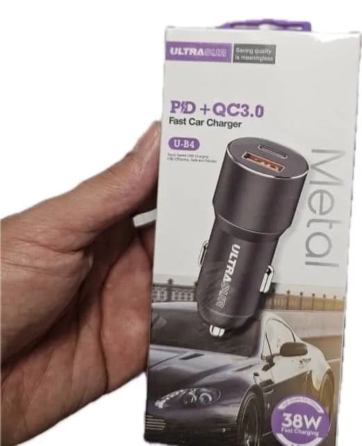 شارژر فندکی‌ اولتراسور Ultrasur مدل U-B4 توان خروجی 38 وات — تصویر ۲