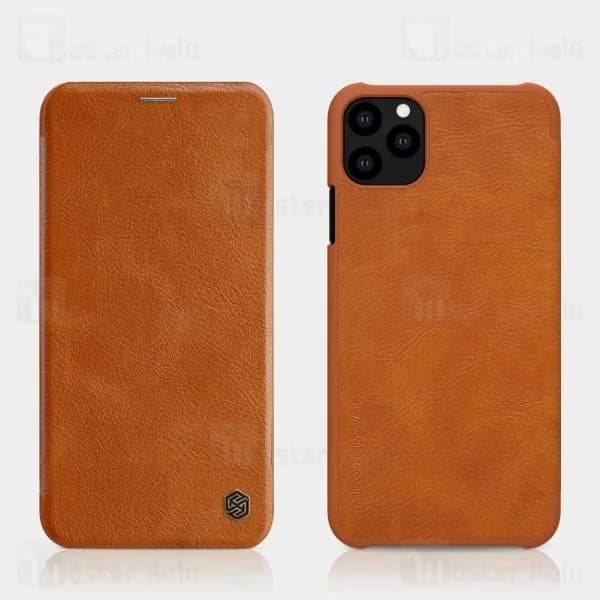 کیف چرمی نیلکین اپل آیفون Apple iPhone 11 Pro Nillkin Qin Leather Case — تصویر ۴