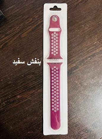 بند سیلیکونی واچ مدل نایکی مناسب برای اپل واچ در سایز های 38, 40, 41, 42, 44, 45 — تصویر ۶