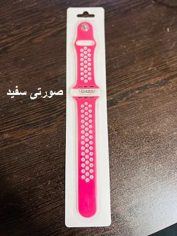 بند سیلیکونی واچ مدل نایکی مناسب برای اپل واچ در سایز های 38, 40, 41, 42, 44, 45 — تصویر ۷