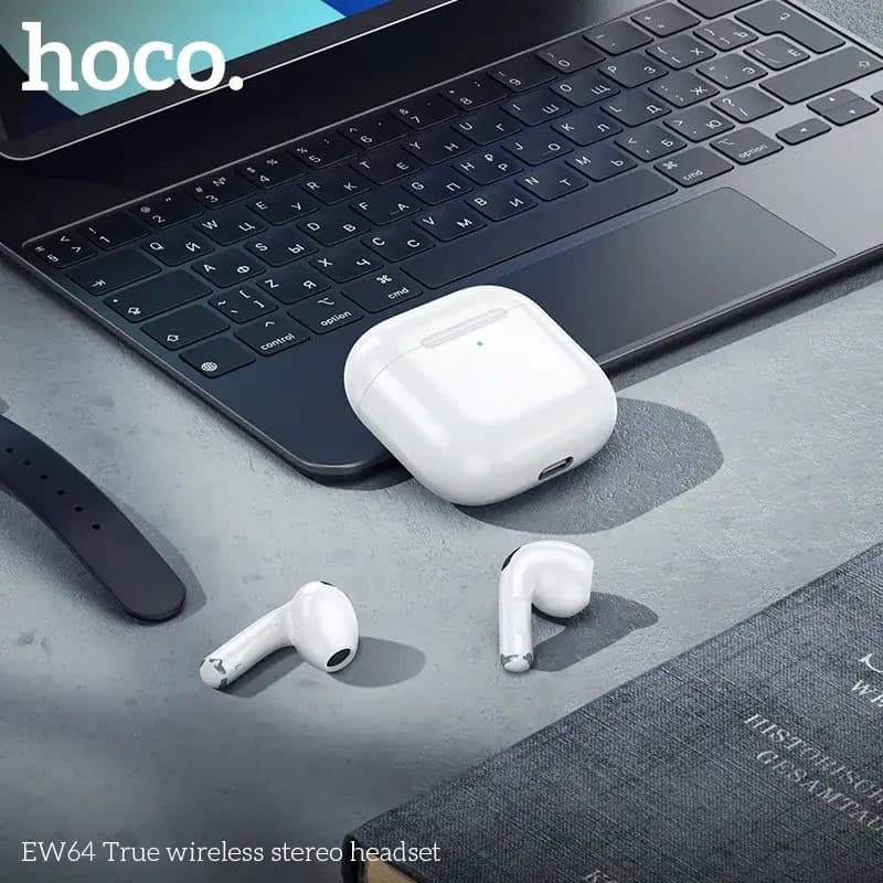 هندزفری بیسیم ایرپاد برند هوکو HOCO مدل EW64 — تصویر ۶
