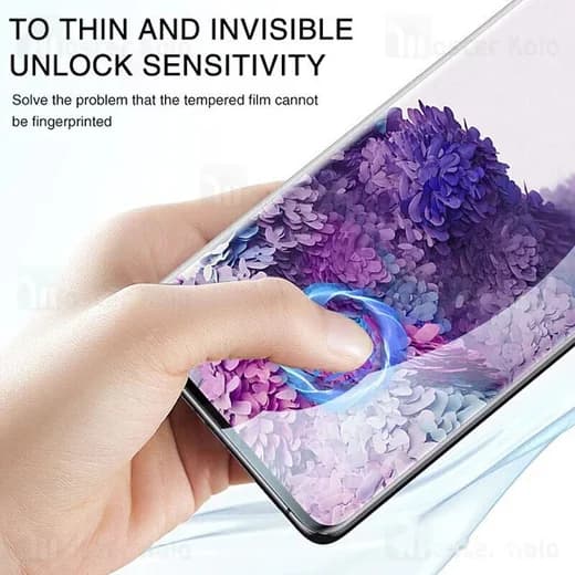 محافظ صفحه پلیمر نانو تمام صفحه تمام چسب سامسونگ Samsung Galaxy S10 Plus Polymer Nano — تصویر ۴