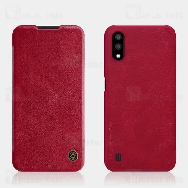 کیف چرمی نیلکین سامسونگ Samsung Galaxy A01 / A015 Nillkin Qin Leather Case — تصویر ۳