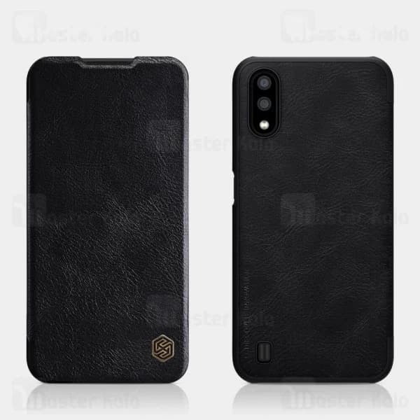 کیف چرمی نیلکین سامسونگ Samsung Galaxy A01 / A015 Nillkin Qin Leather Case — تصویر ۲