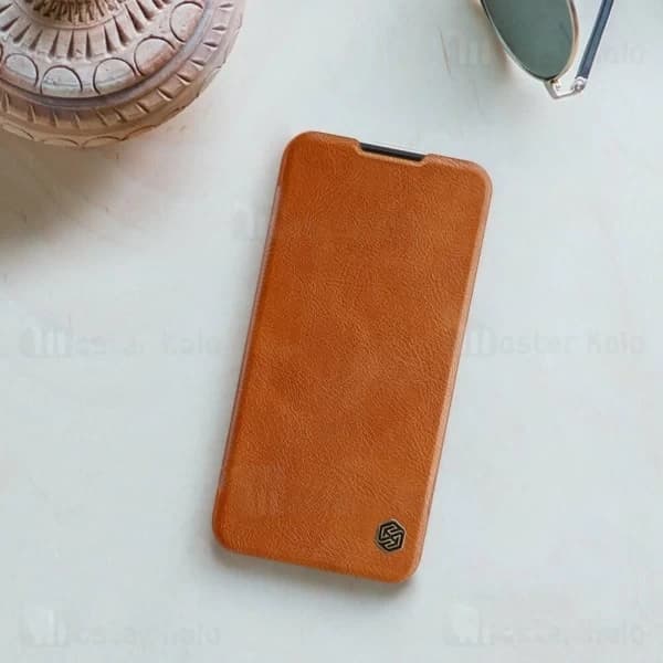 کیف چرمی نیلکین سامسونگ Samsung Galaxy A01 / A015 Nillkin Qin Leather Case — تصویر ۵