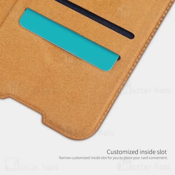 کیف چرمی نیلکین سامسونگ Samsung Galaxy A01 / A015 Nillkin Qin Leather Case — تصویر ۸