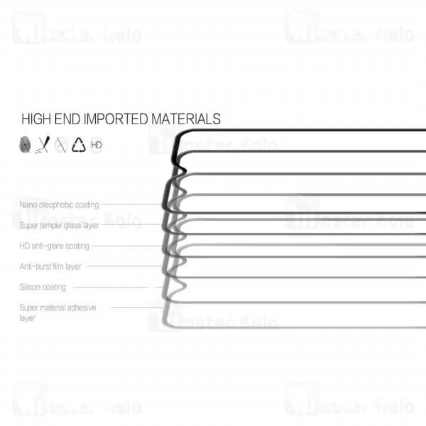 محافظ صفحه شیشه ای تمام صفحه تمام چسب سامسونگ Samsung Galaxy A01 / A015 Nillkin CP+ Pro — تصویر ۵