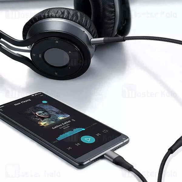 کابل انتقال صدا 2 به 1 لایتنینگ به AUX ایکس او Xo NB178A طول 1 متر — تصویر ۴