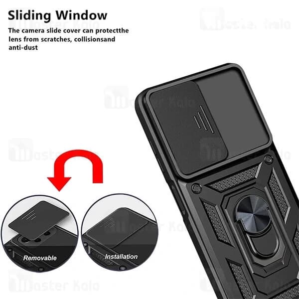 گارد محافظ ضد ضربه انگشتی Samsung Galaxy A53 5G SHUNIJA Case دارای محافظ دوربین — تصویر ۸