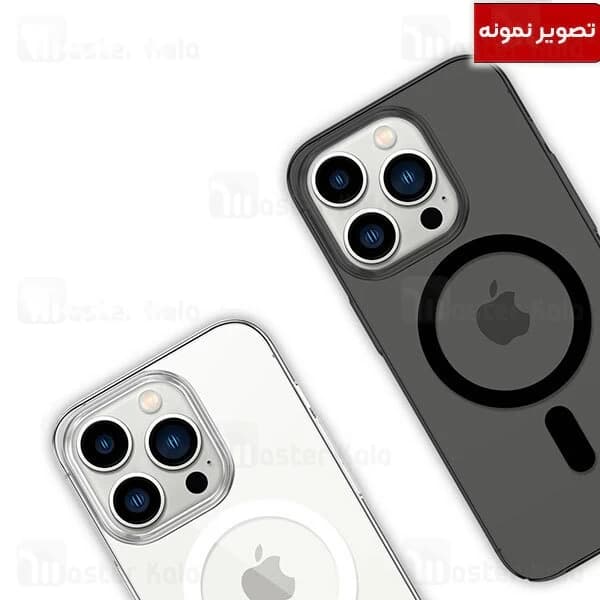 قاب محافظ مگ سیف گرین لاین آیفون Apple iPhone 14 Plus Green Lion Magsafe Delgado Clear Case — تصویر ۴