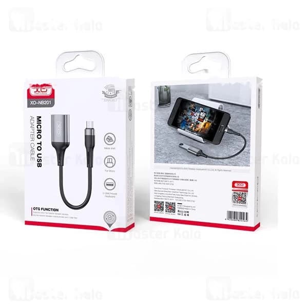 تبدیل OTG میکرو به USB ایکس او XO NB201 — تصویر ۳