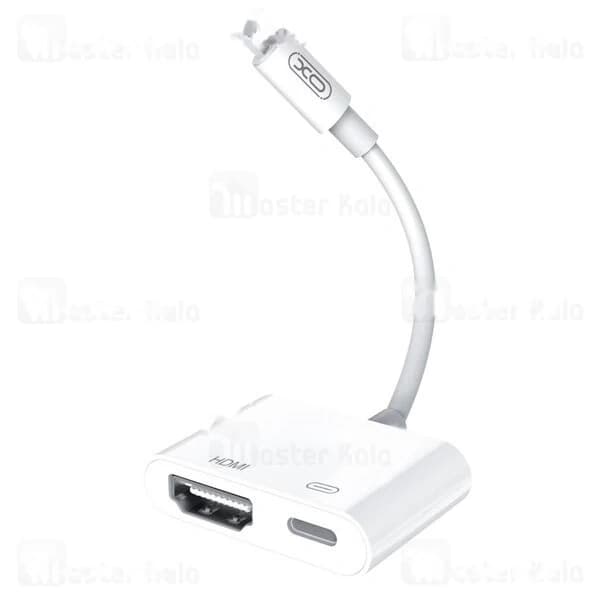 تبدیل لایتنینگ اتصال همزمان شارژر و HDMI ایکس او XO HUB005 — تصویر ۳