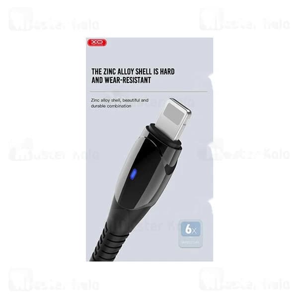 کابل لایتنینگ ایکس او XO NB145 طول 1 متر شدت جریان 2.4 آمپر — تصویر ۴
