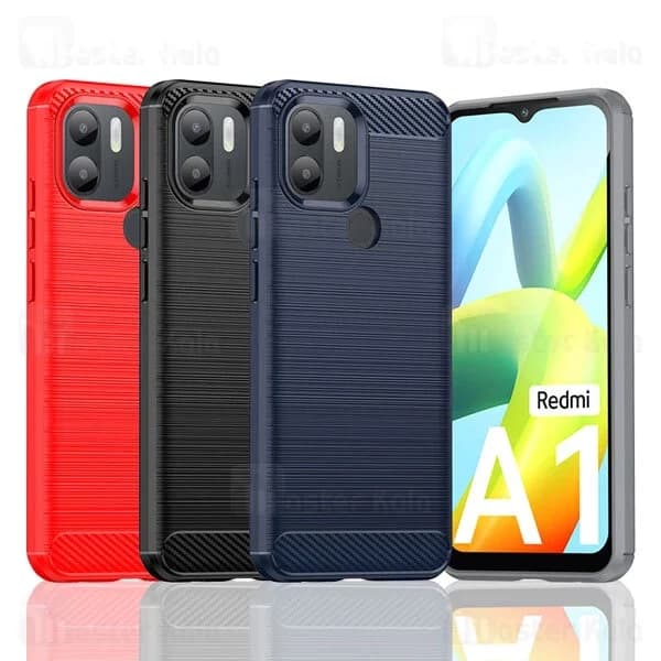 قاب فیبر کربنی شیائومی Xiaomi Redmi A1 Plus / A2 Plus Rugged Armor Fiber Carbon — تصویر ۲