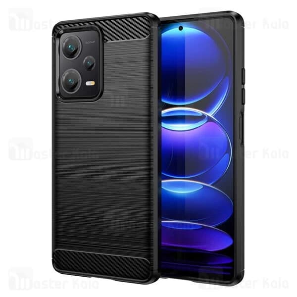 قاب فیبر کربنی شیائومی Xiaomi Redmi Note 12 Pro / Poco X5 Pro Rugged Armor Fiber Carbon — تصویر ۴
