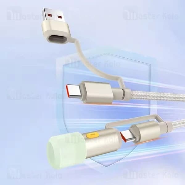 کابل Type C الدینیو LDNIO LC17 Charging Data Cable توان 65 وات — تصویر ۷