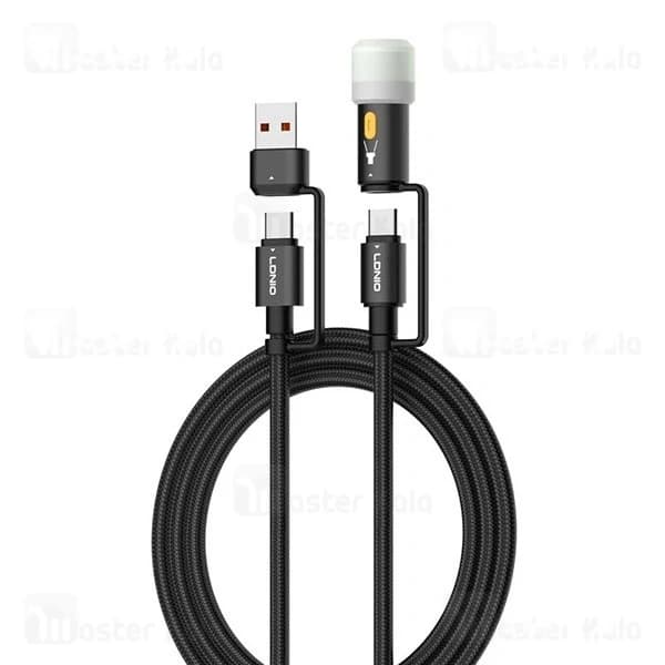 کابل Type C الدینیو LDNIO LC17 Charging Data Cable توان 65 وات — تصویر ۳